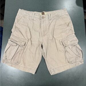 Gently used tan cardio shorts size 36!